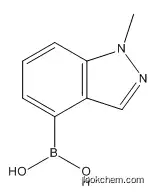 Molecular Structure of 1001907-60-3 (1-METHYLINDAZOL-4-BORONIC ACID)